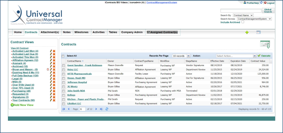 screenshot of RLDatix Life Sciences